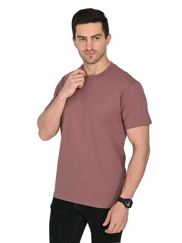 Cotton Jersey Teal Desert Rose