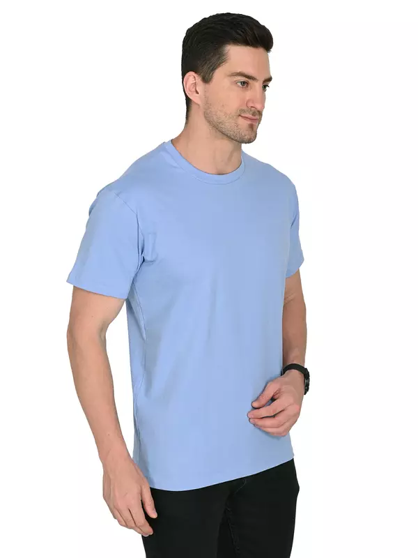Cotton Jersey Tee Sky Blue