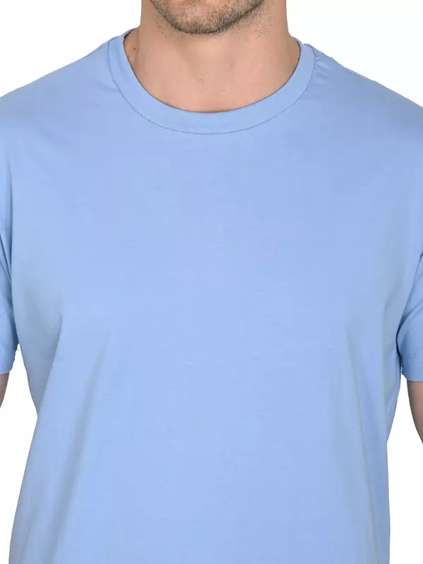 Cotton Jersey Tee Sky Blue
