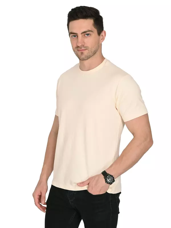 Cotton Terry Tee Peach Cream Cotton Terry Tee Peach Cream