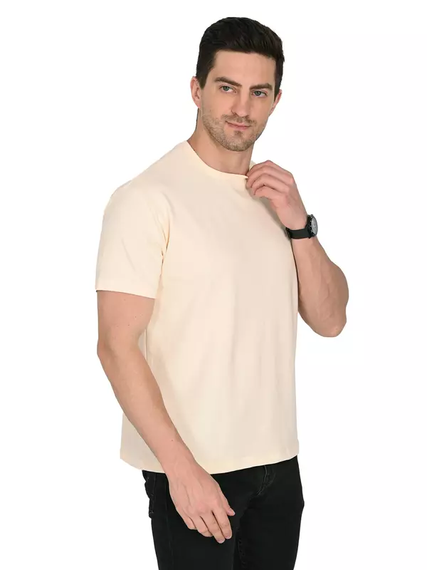 Cotton Terry Tee Peach Cream Cotton Terry Tee Peach Cream
