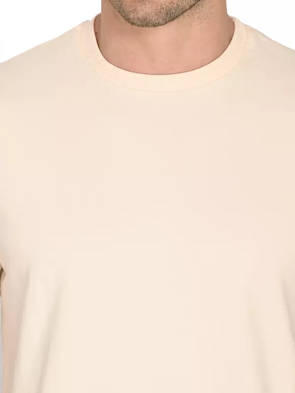 Cotton Terry Tee Peach Cream Cotton Terry Tee Peach Cream