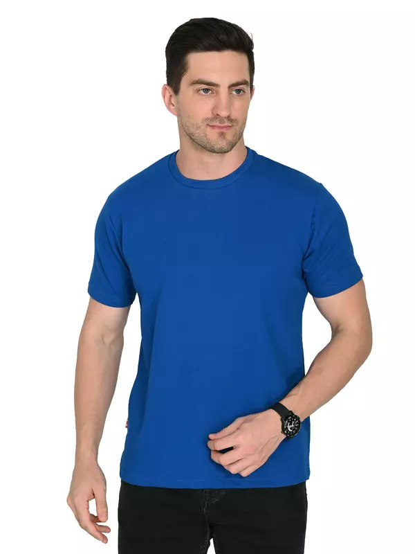 Cotton Terry Tee Prince Blue Cotton Terry Tee Prince Blue