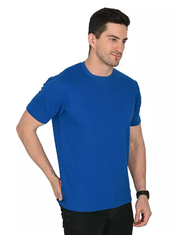 Cotton Terry Tee Prince Blue Cotton Terry Tee Prince Blue